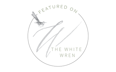 White Wren logo badge